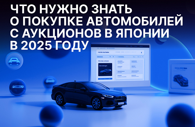 Что нужно знать о покупке автомобилей с аукционов в Японии в 2025 году
